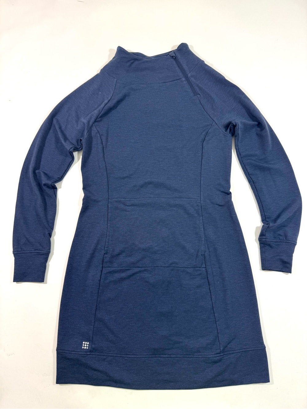 Title Nine Guthrie Dress Long Sleeve Blue